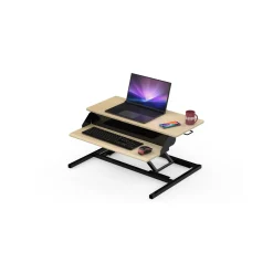 Two-Tier Pneumatic Standing Desk Converter