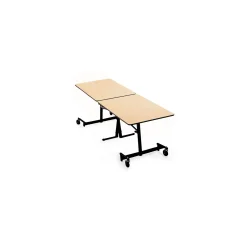 Uniframe Mobile Folding Table w/ Chrome Frame - 96"Wx30"D