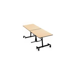 Uniframe Rectangular Folding Cafeteria Table w/ Black Leg– 140