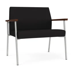 Uptown Bariatric Guest Chair with Solid Fabric Upholstery