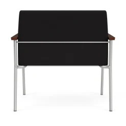 Uptown Bariatric Guest Chair with Solid Fabric Upholstery
