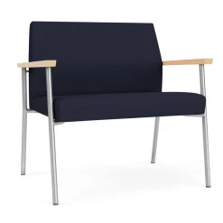Uptown Bariatric Guest Chair with Solid Fabric Upholstery
