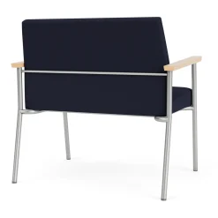 Uptown Bariatric Guest Chair with Solid Fabric Upholstery