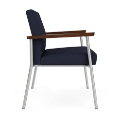 Uptown Bariatric Guest Chair with Solid Fabric Upholstery