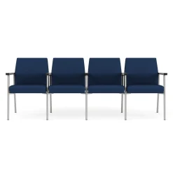 Uptown Four-Seater with Center Arms in Premium Upholstery