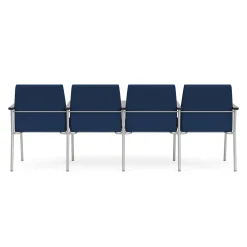 Uptown Four-Seater with Center Arms in Premium Upholstery