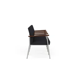 Uptown Four-Seater with Center Arms in Premium Upholstery