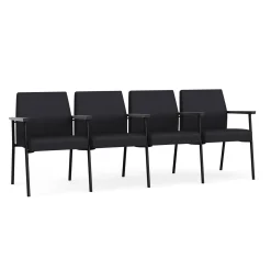 Uptown Four-Seater with Center Arms in Premium Upholstery