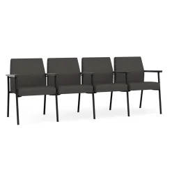Uptown Four-Seater with Center Arms in Premium Upholstery