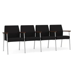 Uptown Four-Seater with Center Arms in Standard Fabric