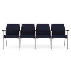 Uptown Four-Seater with Center Arms in Standard Fabric