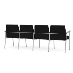 Uptown Four-Seater with Center Arms in Standard Fabric