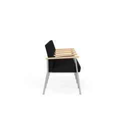 Uptown Four-Seater with Center Arms in Standard Fabric
