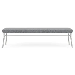 Uptown Three-Seat Bench in Premium Upholstery