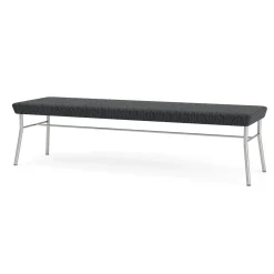 Uptown Three-Seat Bench in Premium Upholstery