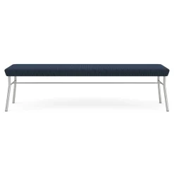 Uptown Three-Seat Bench in Premium Upholstery