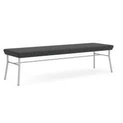 Uptown Three-Seat Bench in Premium Upholstery