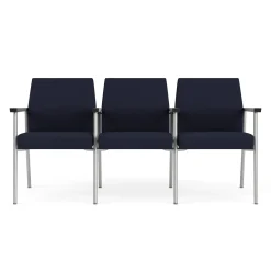 Uptown Three-Seater with Center Arms in Standard Fabric