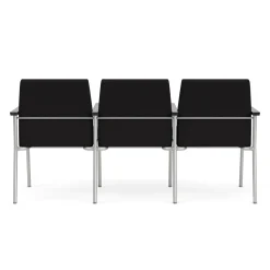 Uptown Three-Seater with Center Arms in Standard Fabric