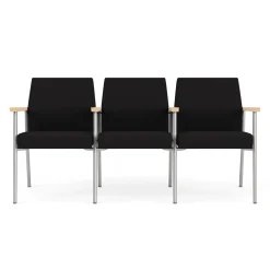 Uptown Three-Seater with Center Arms in Standard Fabric