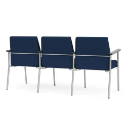 Uptown Three-Seater with Center Arms in Premium Upholstery