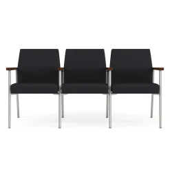 Uptown Three-Seater with Center Arms in Premium Upholstery