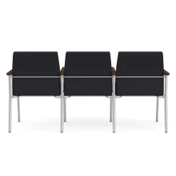 Uptown Three-Seater with Center Arms in Premium Upholstery