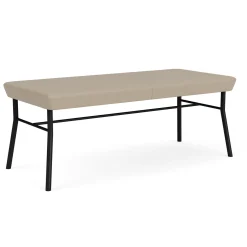 Uptown Two-Seat Bench in Premium Upholstery