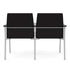 Uptown Two-Seater with Center Arms in Standard Fabric