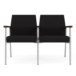 Uptown Two-Seater with Center Arms in Standard Fabric