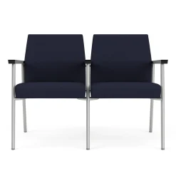 Uptown Two-Seater with Center Arms in Standard Fabric