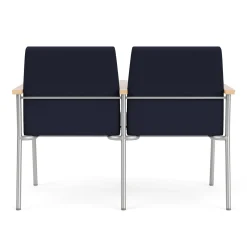 Uptown Two-Seater with Center Arms in Standard Fabric