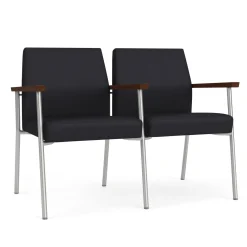 Uptown Two-Seater with Center Arm in Premium Upholstery