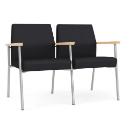 Uptown Two-Seater with Center Arm in Premium Upholstery