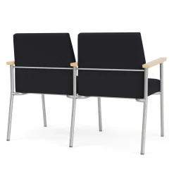 Uptown Two-Seater with Center Arm in Premium Upholstery