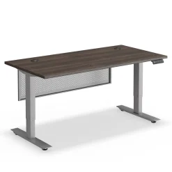Upward Height Adjustable Standing Desk with Modesty Panel - 60