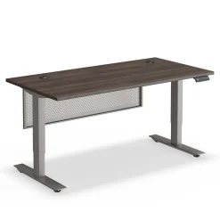 Upward Height Adjustable Standing Desk with Modesty Panel - 60
