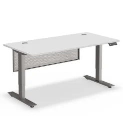 Upward Height Adjustable Standing Desk with Modesty Panel - 60