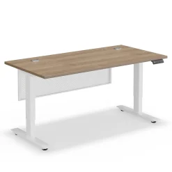Upward Height Adjustable Standing Desk with Modesty Panel - 60