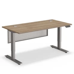 Upward Height Adjustable Standing Desk with Modesty Panel - 60
