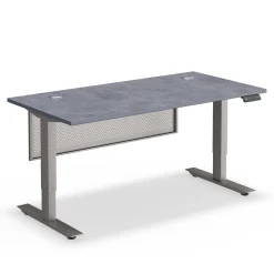 Upward Height Adjustable Standing Desk with Modesty Panel - 60