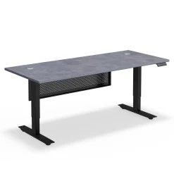 Upward Height Adjustable Standing Desk with Modesty Panel - 72