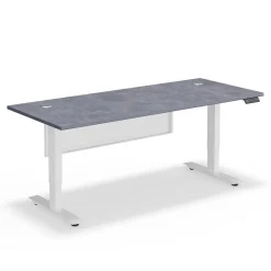 Upward Height Adjustable Standing Desk with Modesty Panel - 72