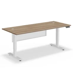 Upward Height Adjustable Standing Desk with Modesty Panel - 72