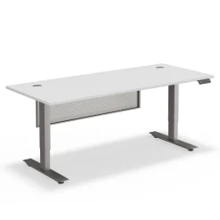 Upward Height Adjustable Standing Desk with Modesty Panel - 72