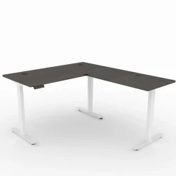 Upward Reversible Height Adjustable L-Shaped Standing Desk - 60