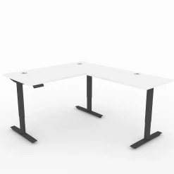 Upward Reversible Height Adjustable L-Shaped Standing Desk - 60
