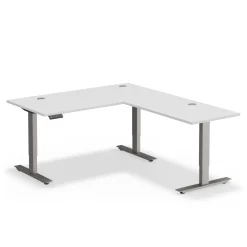 Upward Reversible Height Adjustable L-Shaped Standing Desk - 60