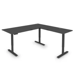 Upward Reversible Height Adjustable L-Shaped Standing Desk - 72