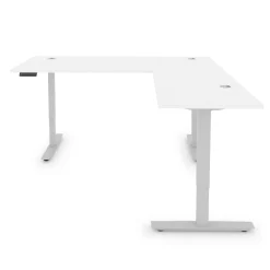Upward Reversible Height Adjustable L-Shaped Standing Desk - 72